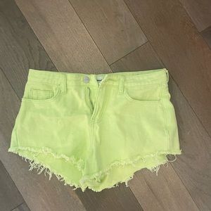 Revolve green Jean shorts!!